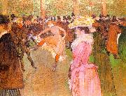  Henri  Toulouse-Lautrec Training of the New Girls by Valentin at the Moulin Rouge France oil painting reproduction